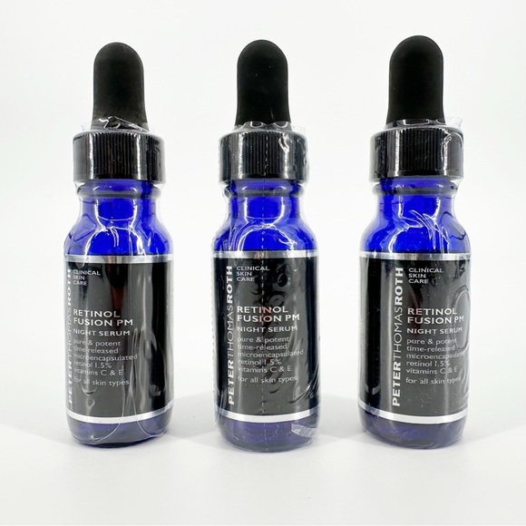 3 Peter Thomas Roth Retinol Fusion PM Night Serum New and Sealed - Picture 1 of 3